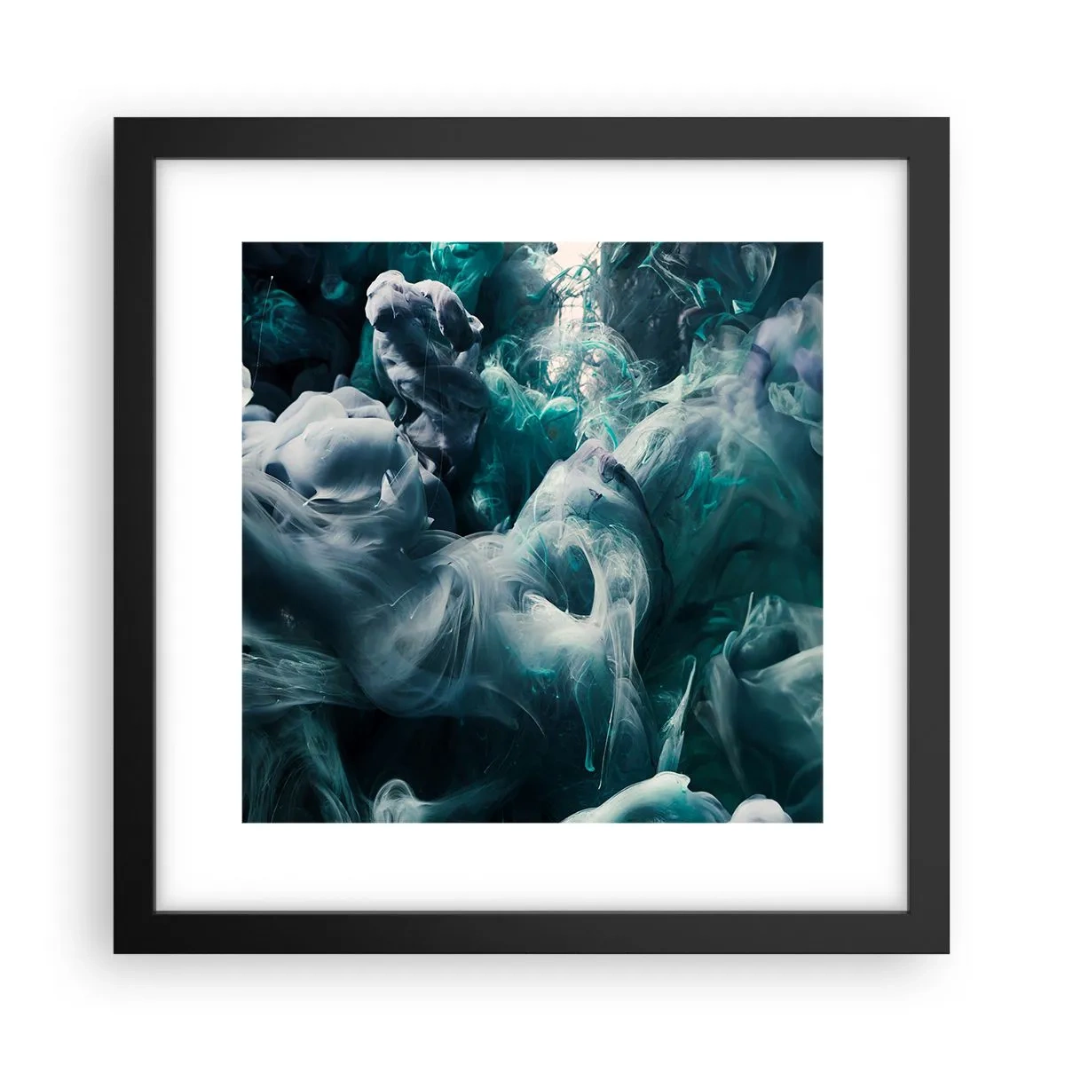 Poster in een zwarte lijst - De nobele kilheid van steen - 30x30 cm