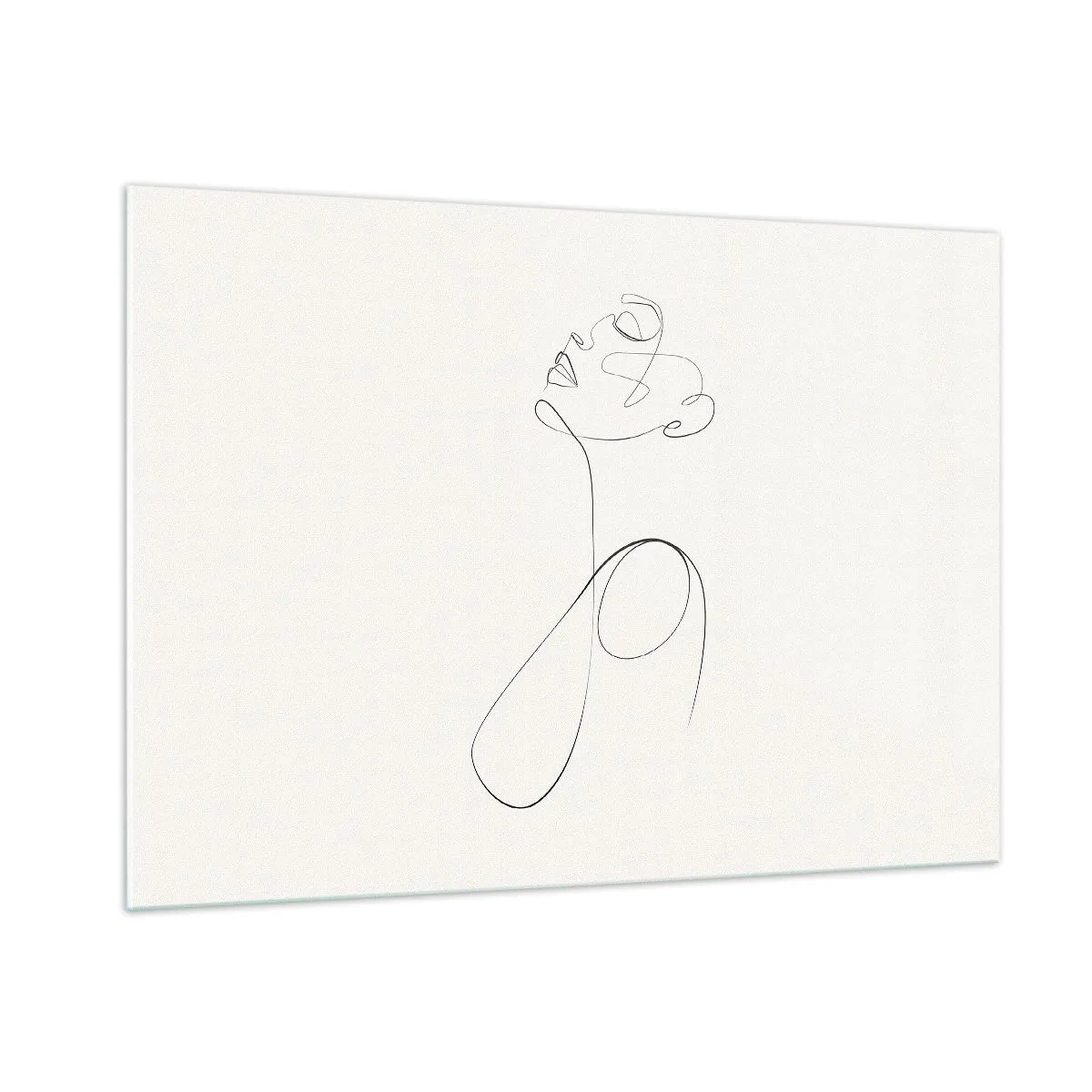 Schilderen op glas - Loopt in dromen - 100x70 cm