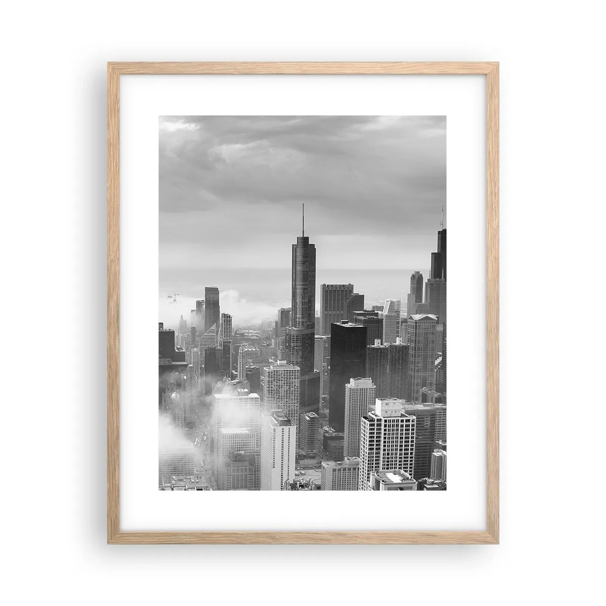 Een poster in een licht eiken lijst - Amerikaans landschap - 40x50 cm