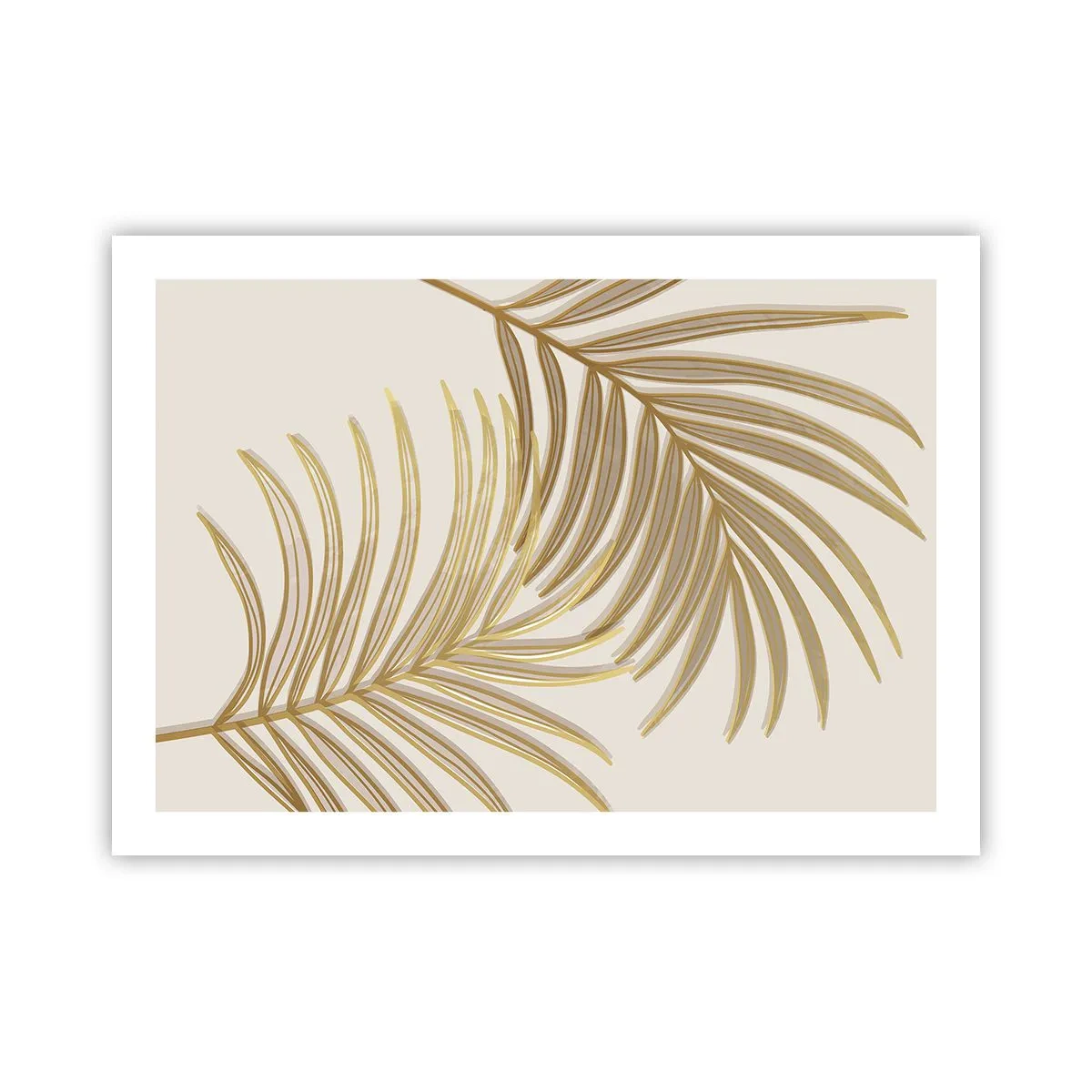 Poster - Gouden Palm! - 70x50 cm