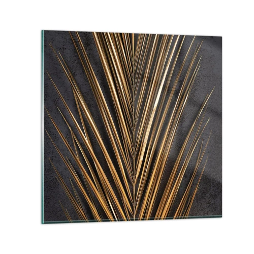 Schilderen op glas - Het goud van de tropen - 30x30 cm