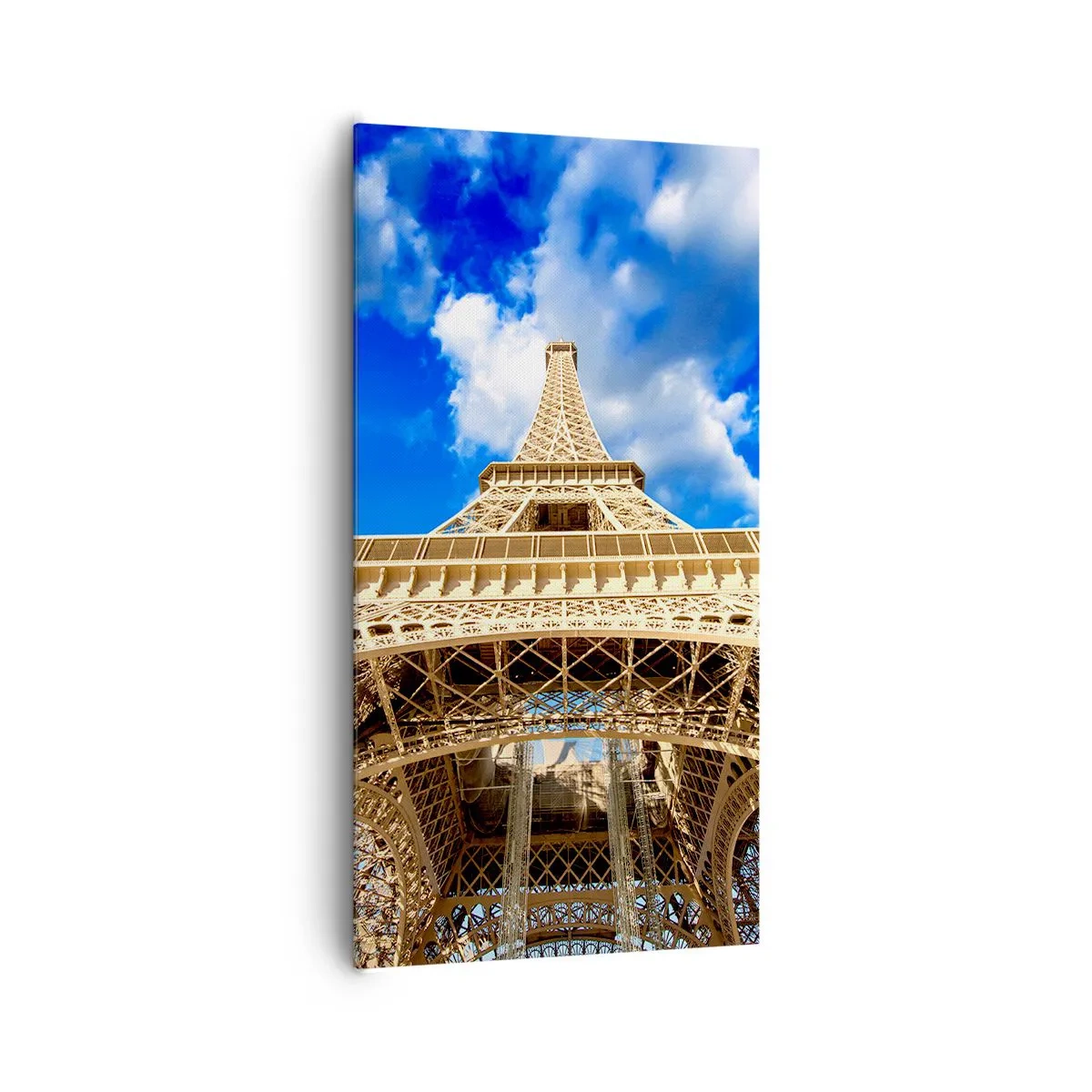 Schilderen op canvas - Reiken naar de hemel en de wolken - 65x120 cm