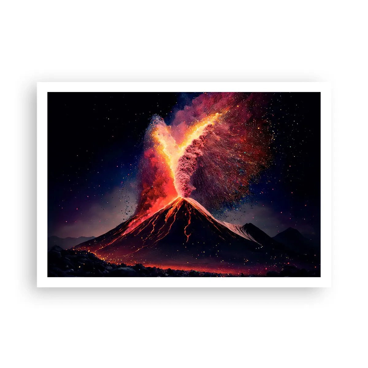 Poster - Schoonheid en verschrikking - 100x70 cm