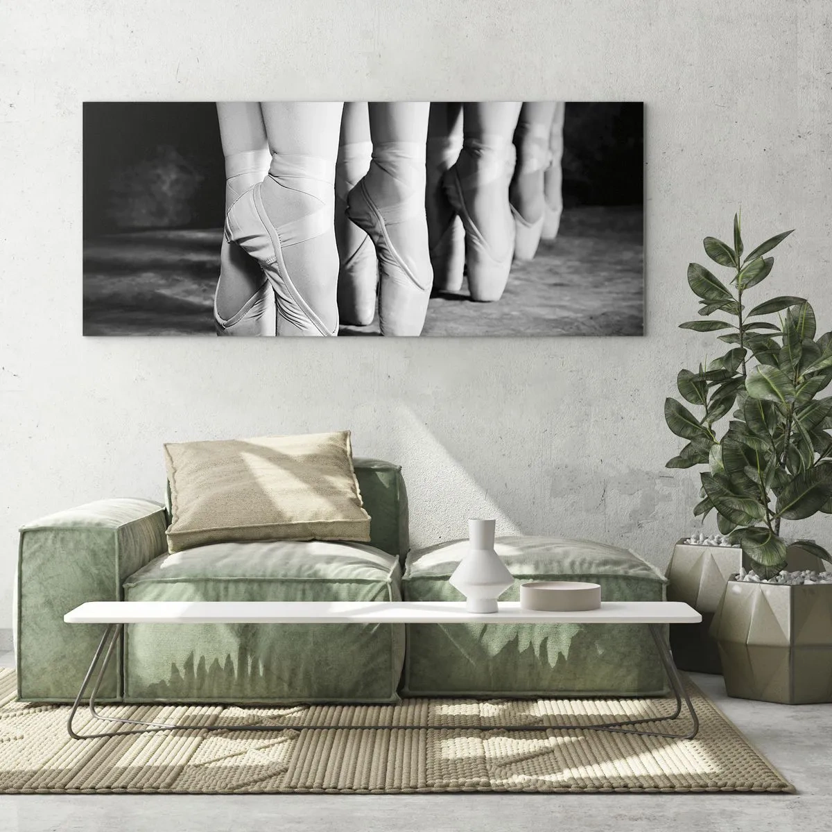 Schilderen op glas - Samen, lichtjes - 100x40 cm