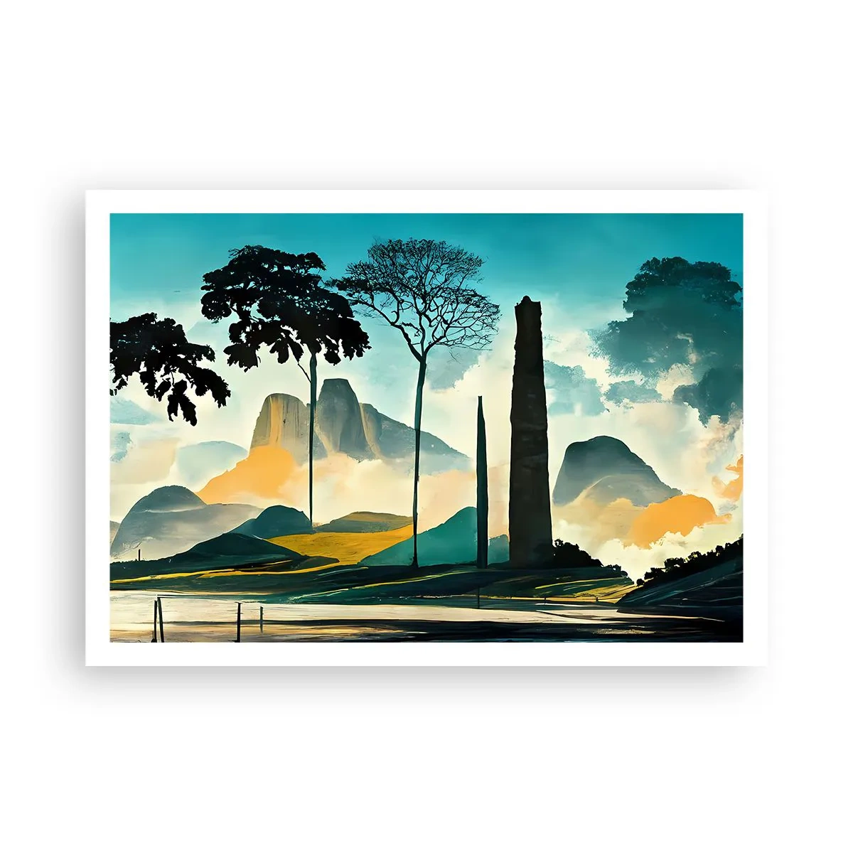 Poster - Nog hoger en hoger - 100x70 cm