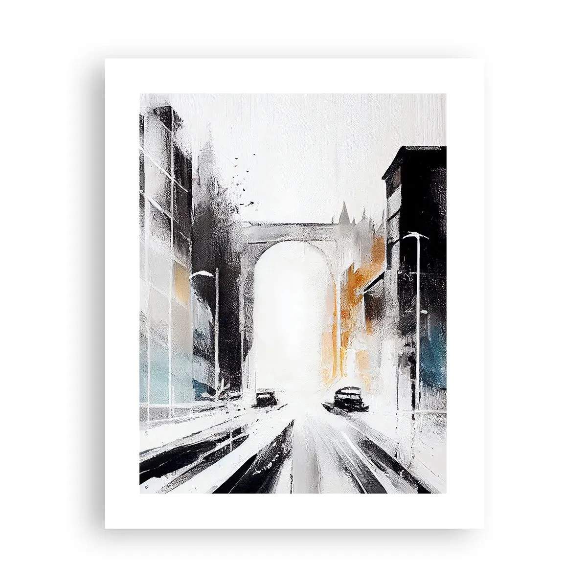 Poster - Stadsstudie: architectuur en beweging - 40x50 cm