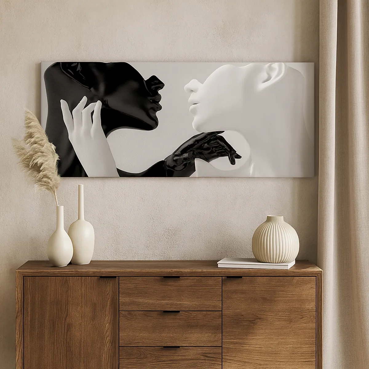 Schilderen op canvas - Antrekking - Begeerte - 30x30 cm