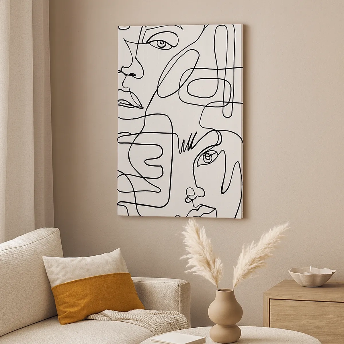 Schilderen op canvas - In verwarde emoties - 50x70 cm
