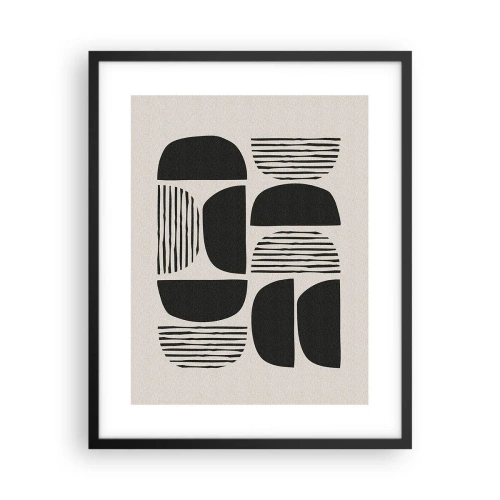 Poster in een zwarte lijst - Halfslachtige deals - 40x50 cm