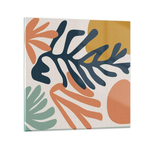 Schilderen op glas - Koraalzeeën - 60x60 cm