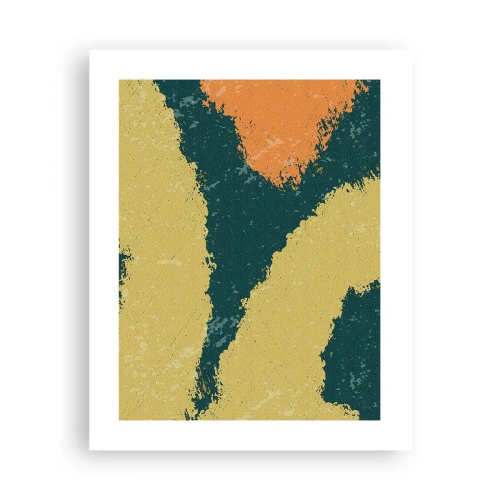 Poster - Abstractie – langzame beweging - 40x50 cm