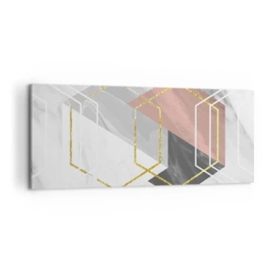 Schilderen op canvas - Keten samenstelling - 100x40 cm