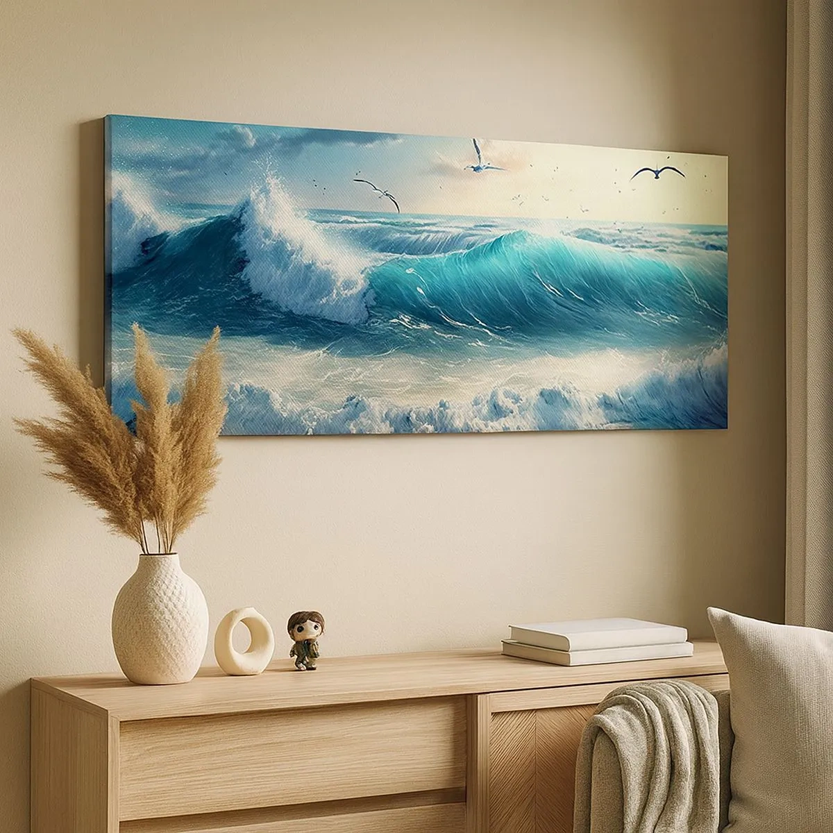 Schilderen op canvas - Ritselt alleen voor jou - 100x40 cm