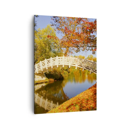 Schilderen op canvas - Op de witte brug der zuchten - 50x70 cm