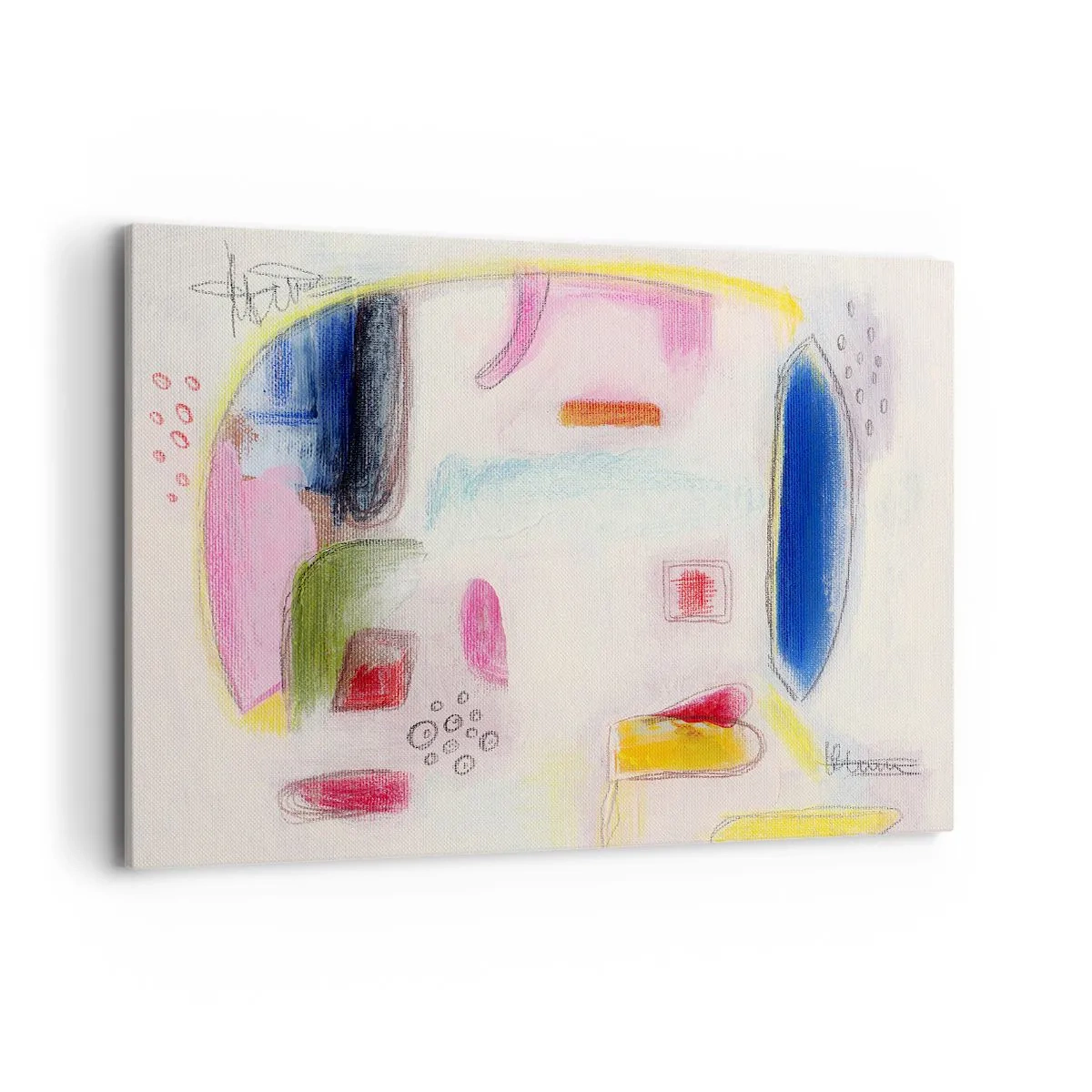 Schilderen op canvas - Meer bol dan hol of plat - 120x80 cm