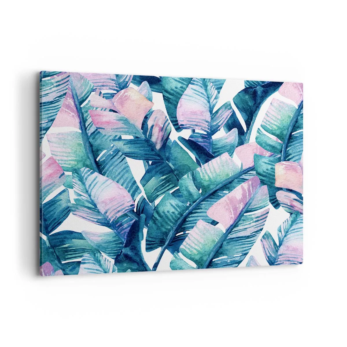 Schilderen op canvas - In een bananenboomgaard - 120x80 cm