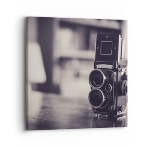 Schilderen op canvas - De magie van oude fotografie - 40x40 cm