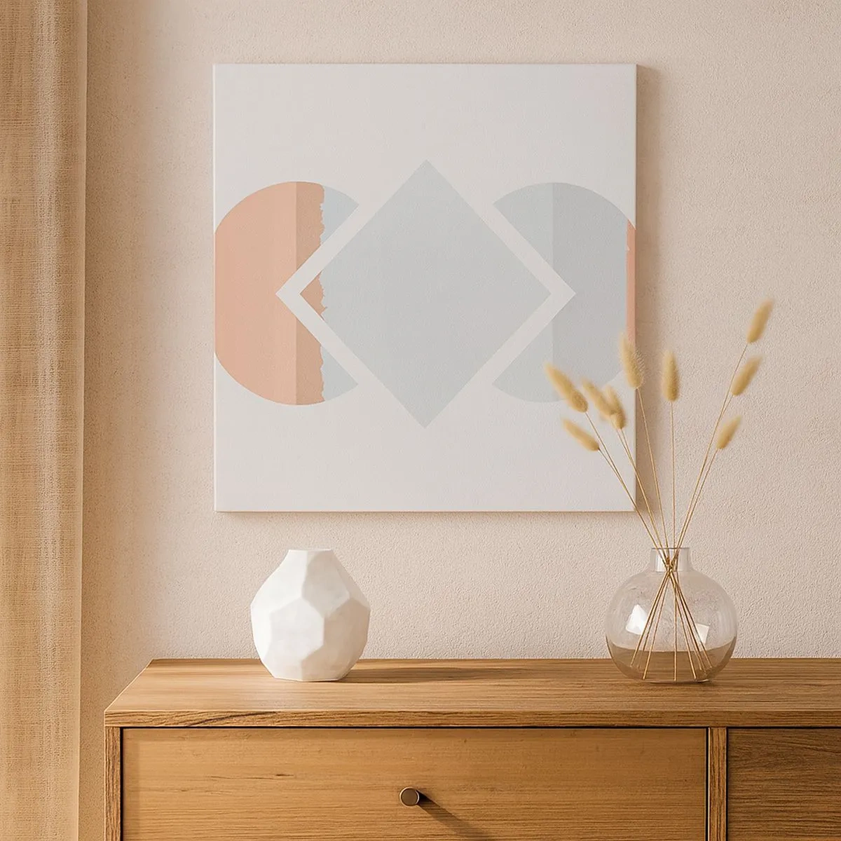 Schilderen op canvas - De situatie is duidelijk - 30x30 cm