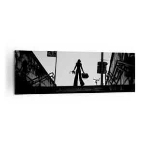 Schilderen op canvas - Stedelijk dwalen - 160x50 cm