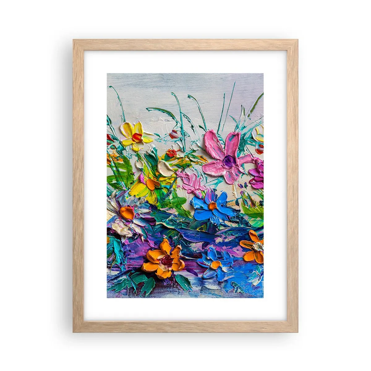 Een poster in een licht eiken lijst - Helemaal geen stilleven - 30x40 cm