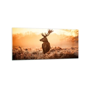 Schilderen op glas - Heer van het landgoed - 120x50 cm