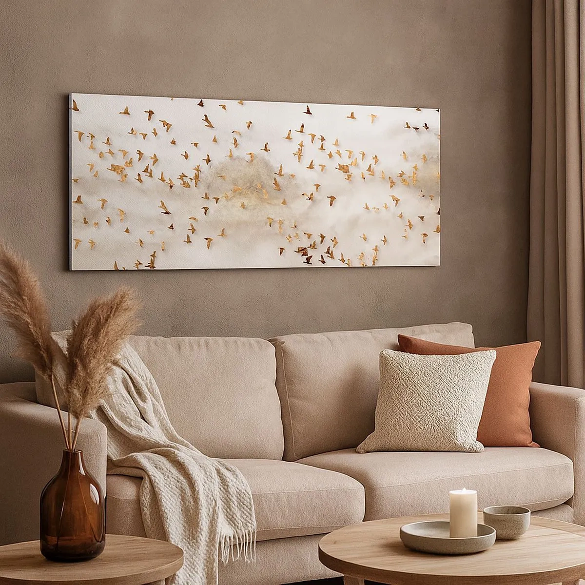 Schilderen op canvas - Het is tijd… - 100x40 cm