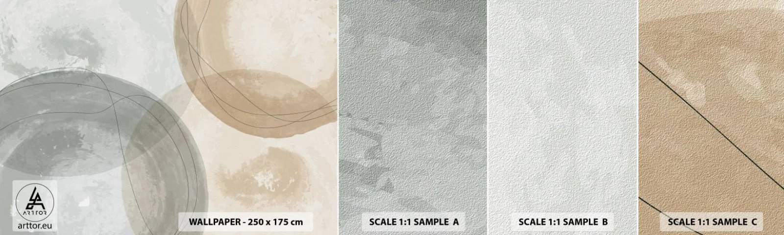 Fotobehang Monster Zelfklevend Deluxe Sticker - Indringende werelden - Abstractie, Deel, Districten - 100x30 cm