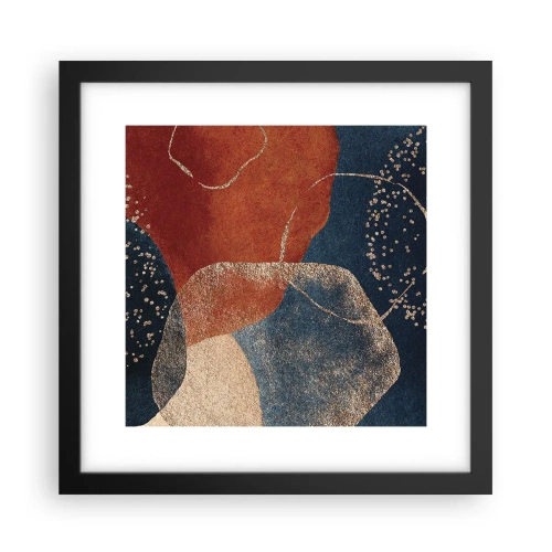 Poster in een zwarte lijst - De lichtheid van het zijn - 30x30 cm