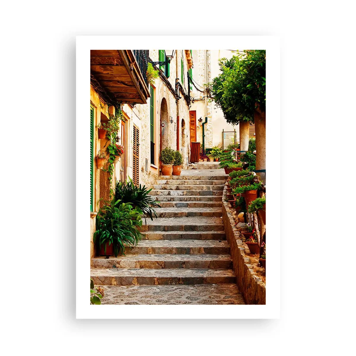 Poster - De charme van een Spaanse vakantie - 50x70 cm