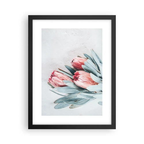 Poster in een zwarte lijst - Schaamt zich voor hun eigen schoonheid - 30x40 cm