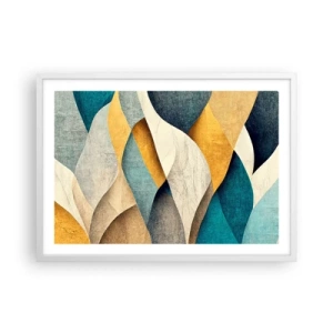 Poster in een witte lijst - Ritme en beweging - 70x50 cm