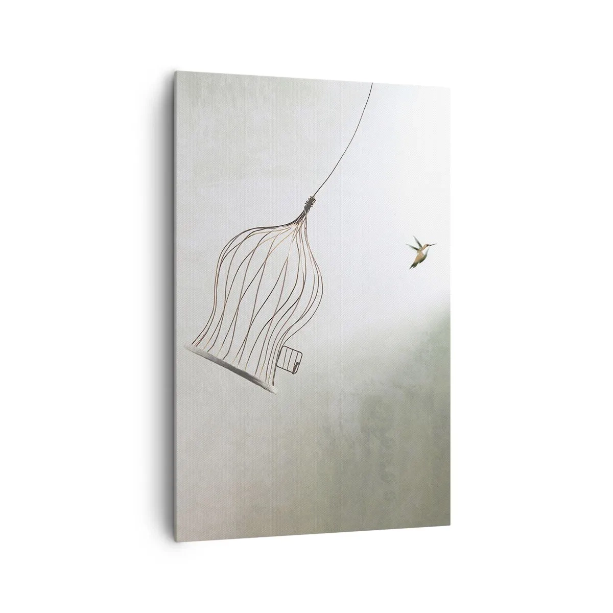 Schilderen op canvas - In je element - 80x120 cm