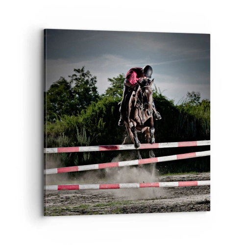 Schilderen op canvas - Samen naar de overwinning - 70x70 cm