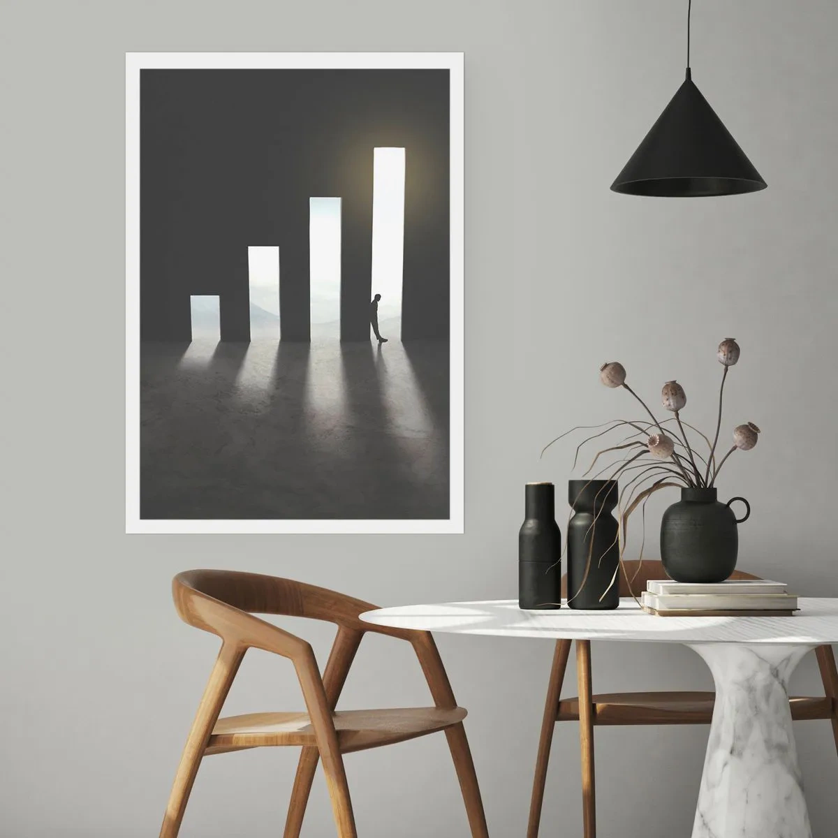 Poster - Succes - impressie - 30x40 cm