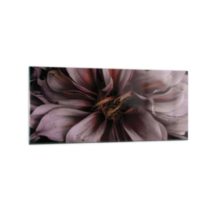 Schilderen op glas - Een bloemenhart - 120x50 cm