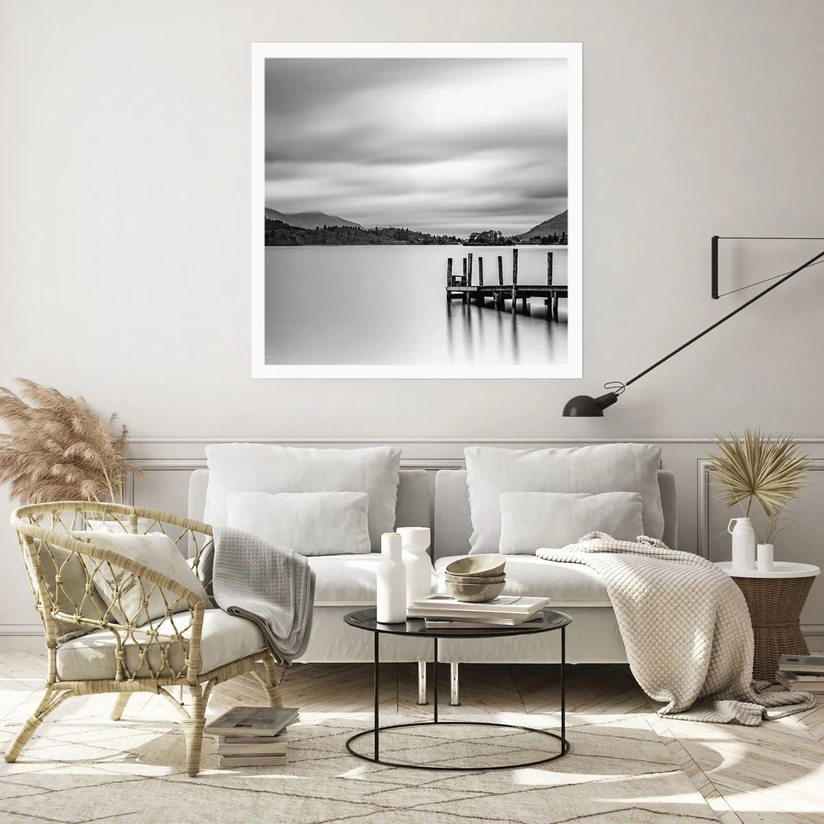 Poster - Zachtheid en kracht - 60x60 cm