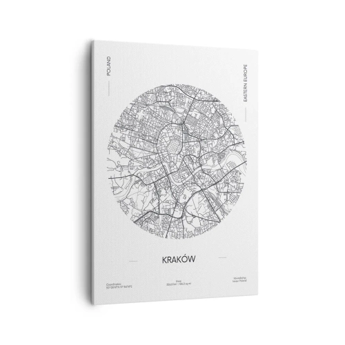 Schilderen op canvas - Anatomie van Krakau - 50x70 cm