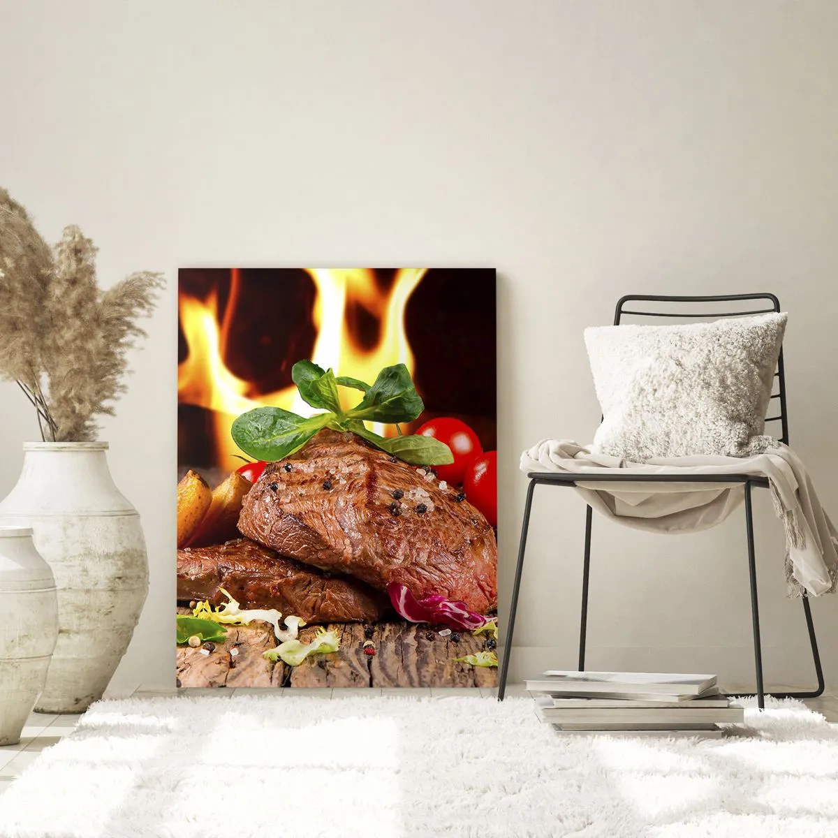 Schilderen op glas - Opgewekt door hitte - 50x70 cm