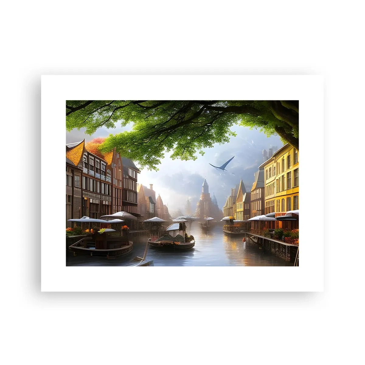 Poster - Hollands stadsbeeld - 40x30 cm