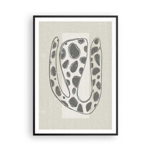 Poster in een zwarte lijst - Een vreemd wezen - 70x100 cm