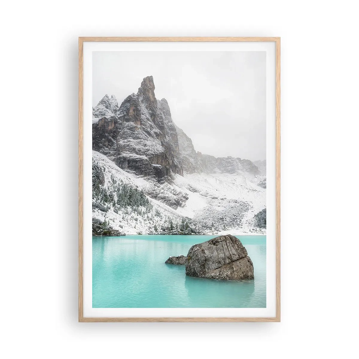 Een poster in een licht eiken lijst - Bewakend - 70x100 cm