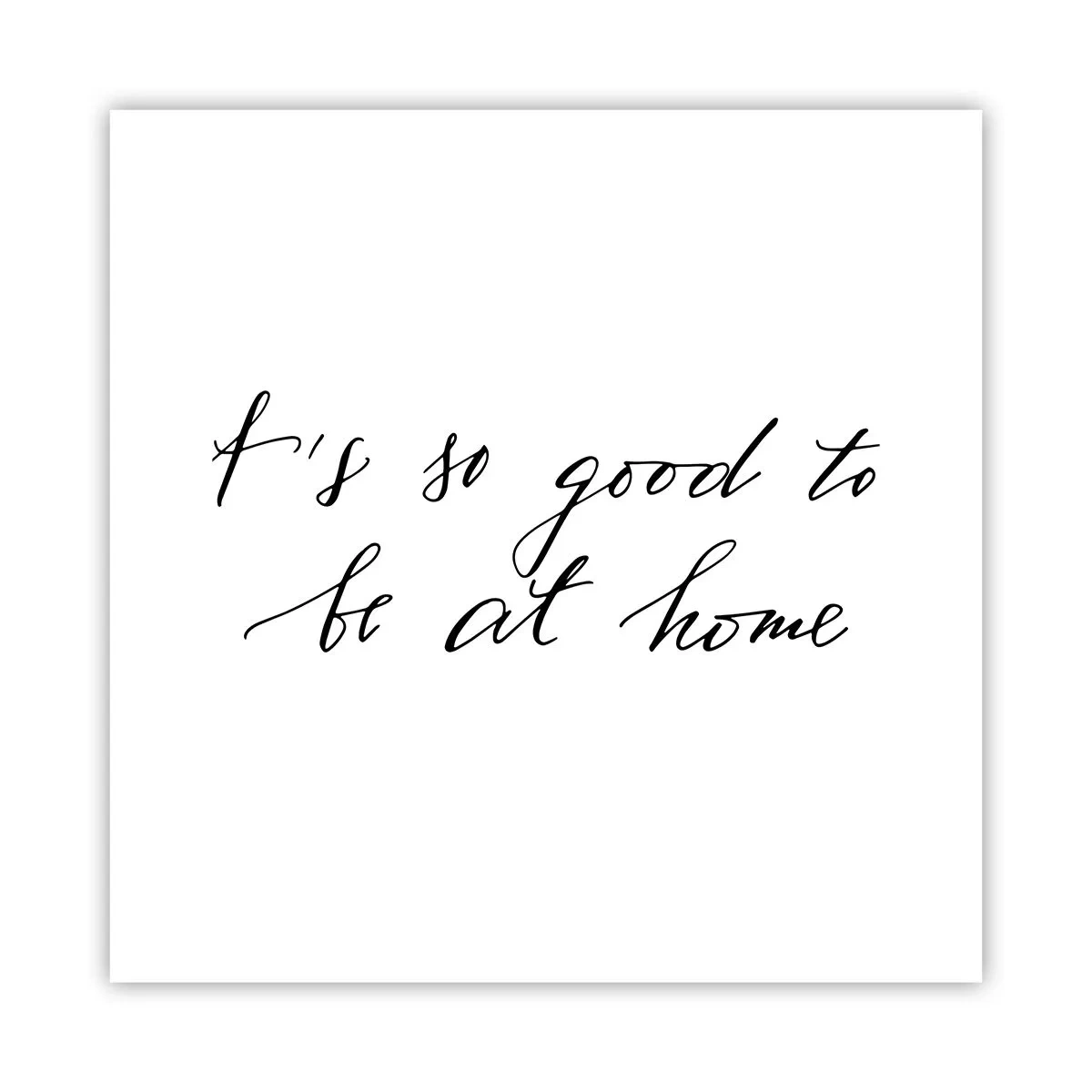 Poster - De hele waarheid - 30x30 cm