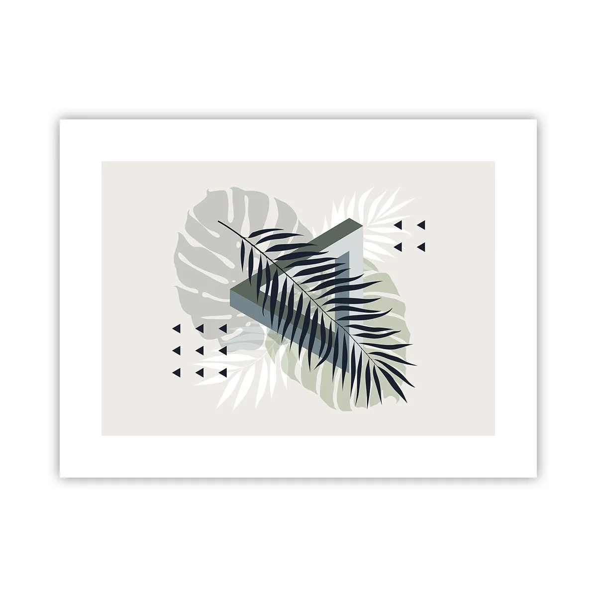 Poster - Natuur en geometrie - twee orden? - 40x30 cm