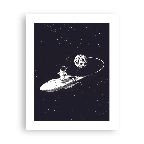 Poster - Spacesurfer - 40x50 cm