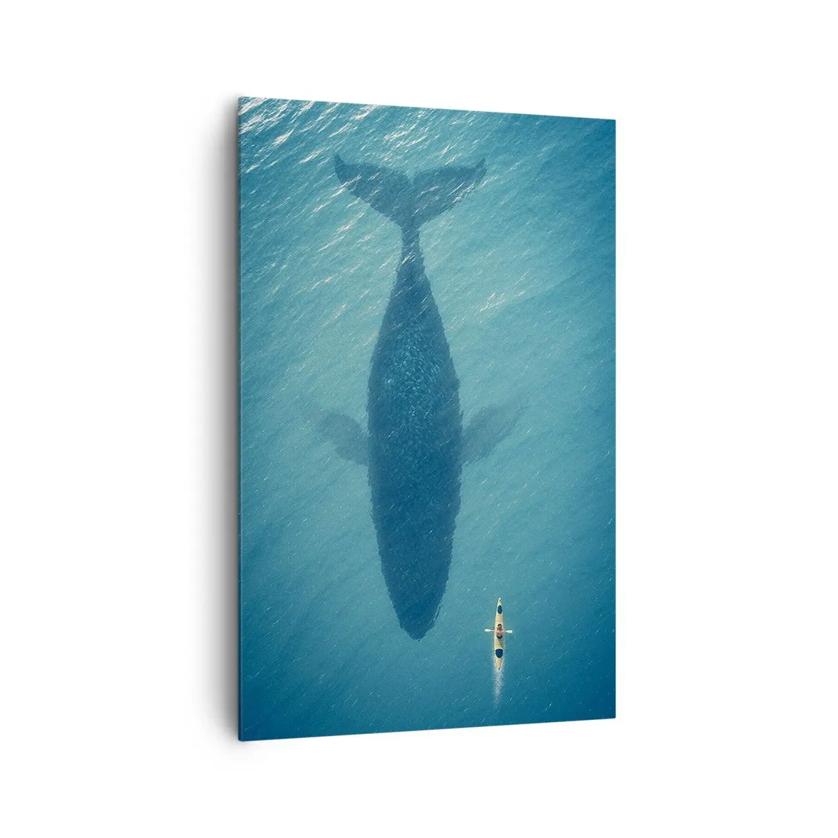 Schilderen op canvas - Ontmoeting aan de oceaan - 80x120 cm