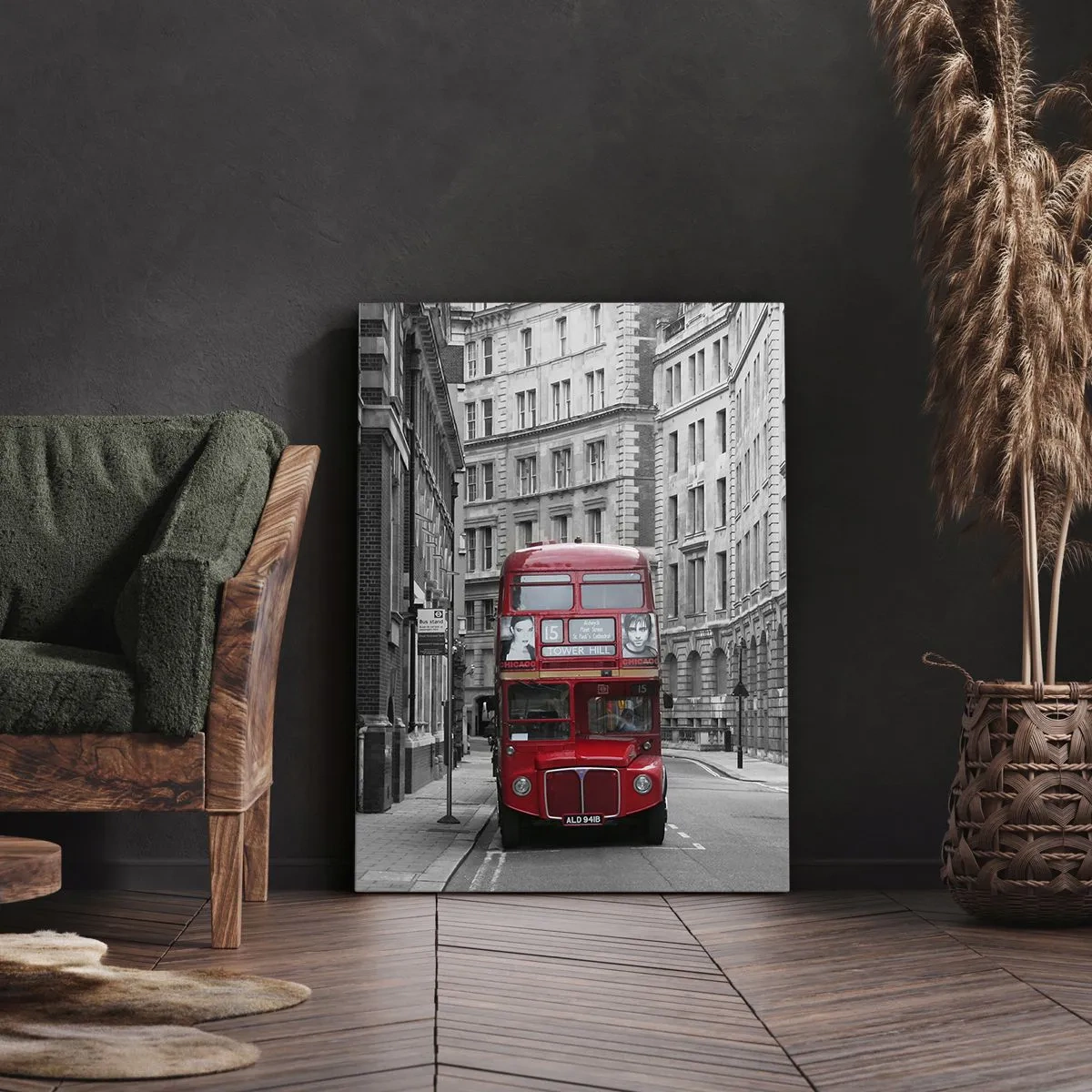 Schilderen op canvas - Het dagelijkse leven hoeft niet grijs te zijn - 70x100 cm