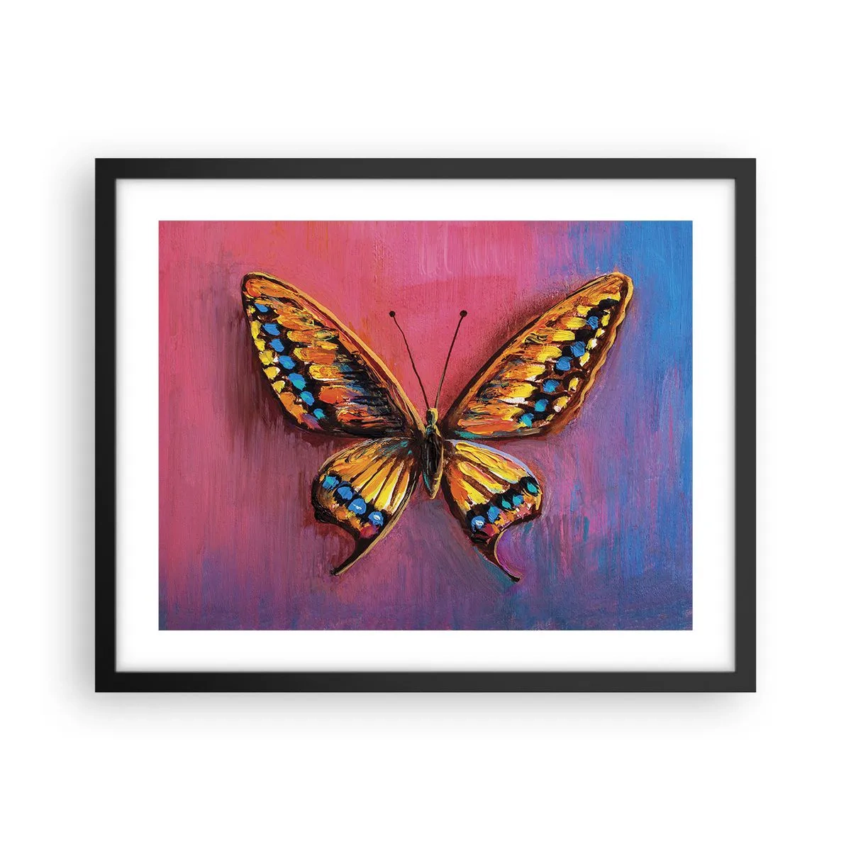 Poster in een zwarte lijst - Een juweel van de natuur - 50x40 cm