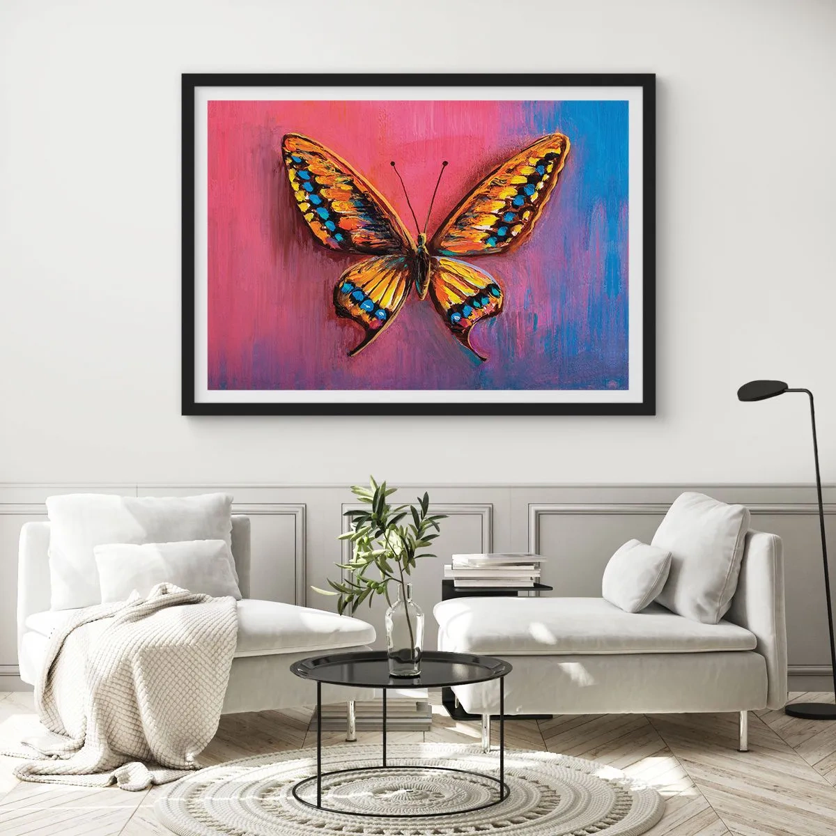 Poster in een zwarte lijst - Een juweel van de natuur - 50x40 cm