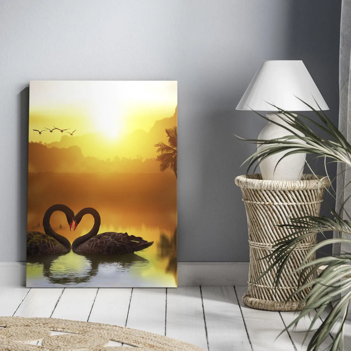 Schilderen op canvas - Alles gaat samen - 70x100 cm