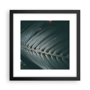 Poster in een zwarte lijst - De precisie van de natuur - 30x30 cm